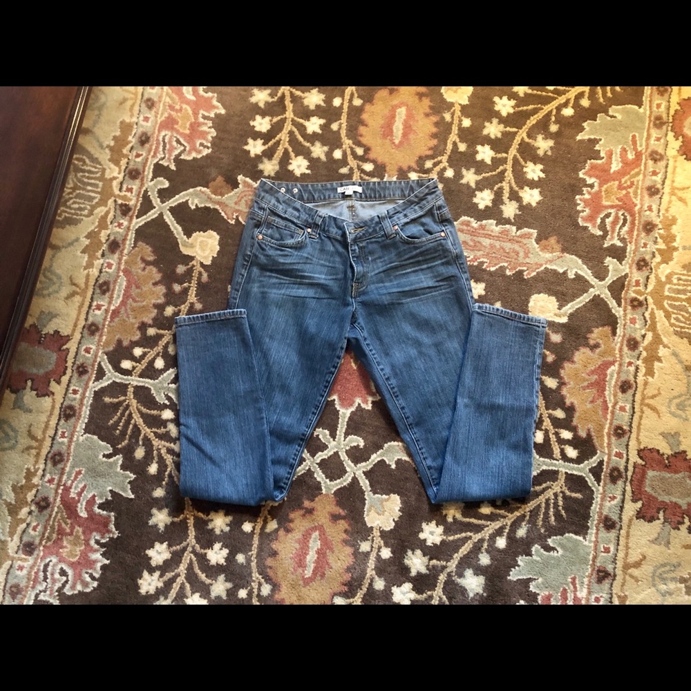 Cabi straight leg jeans in medium wash